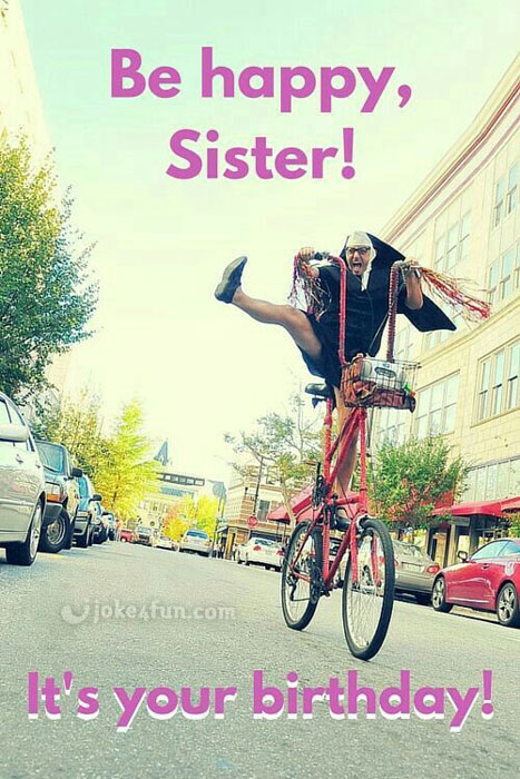 funny sister birthday meme