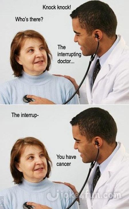 Joke4fun Memes The Interrupting Doctor